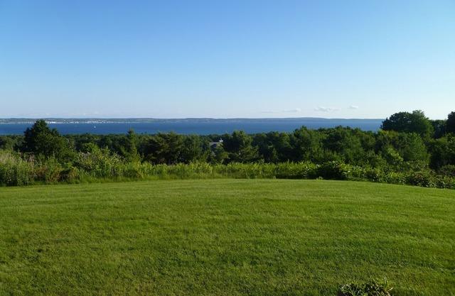 Vistas panorámicas de Little Traverse Bay en Harbor Springs