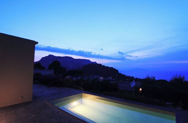 Panoramic Villa with pool in Capri Town with garden and terrace