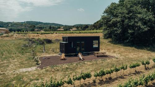 Parcel Tiny House au coeur des vignes proche Mont Ventoux