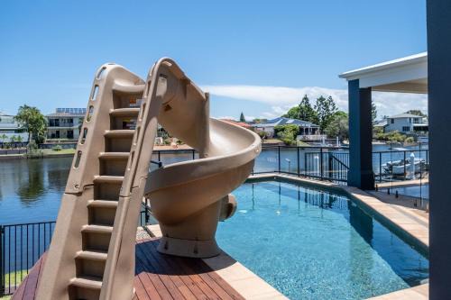 Parrearra Paradise On The Water With Water Slide