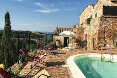 Pasqui Villas La Capanna accogliente casa in paese con vista piscina WiFi