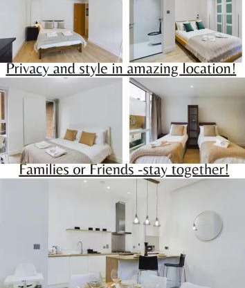 Pass the Keys Modern 4Bed 3Bath Balcony Apartment in Shoreditch