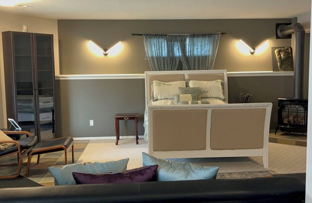 Peace of mind property is a Studio with separate entrance and wet bar
