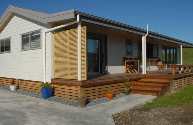 Casa de vacaciones en la playa tranquila de Wainui