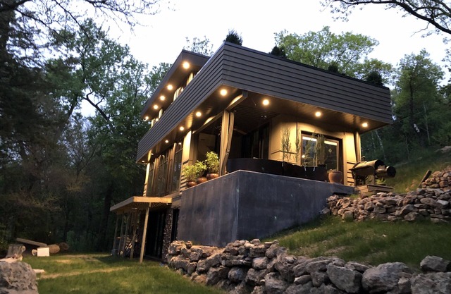 Peaceful Waterfront - Frank Lloyd Right Inspired Home