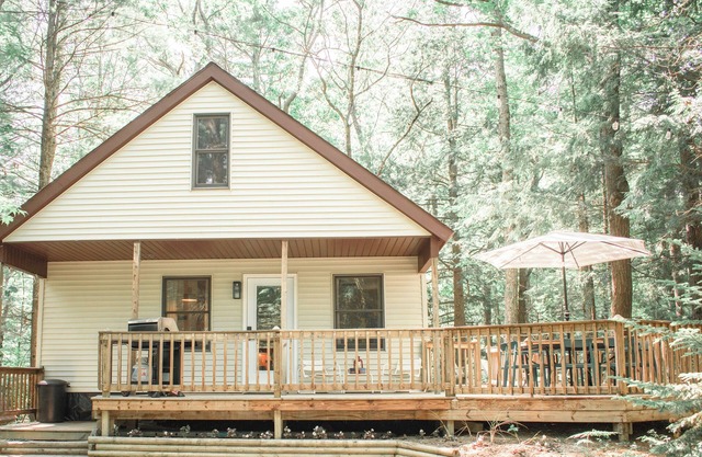 Peaceful Woodland Cabin Near Ludington & Pentwater