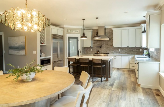 Peakside Retreat with Chefs Kitchen, Theater, Game, Kids Rooms by Design