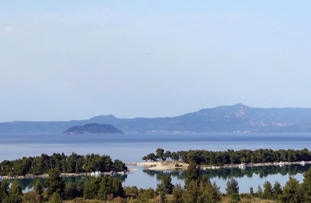 Villa Pefkochori con una impresionante vista panorámica