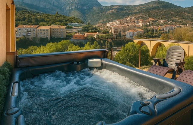 Penthouse with Jacuzzi & Montserrat Views