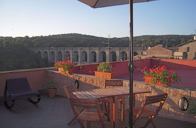 Ático en el centro de Ariccia, cerca de Roma, con una terraza panorámica