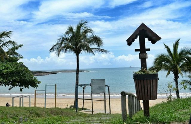 Guarapari, Enseada Azul, Bloque de la playa de Peracanga, 2 habitaciones, Garaje