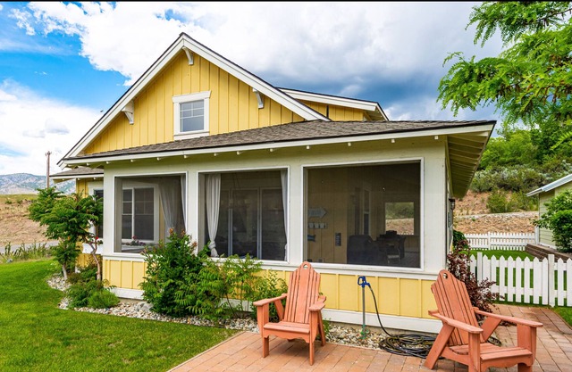 Perched on the hill overlooking Veranda Beach & Lake Osoyoos