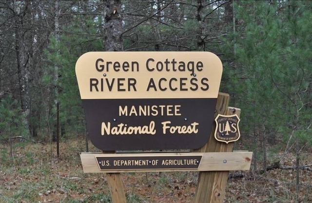 Pere Marquette río 'Casa Verde' Sólo Sección de -Fly