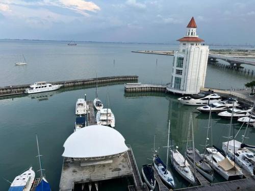 Perfect Marina Stay@Strait Quay/w bathtub&carpark
