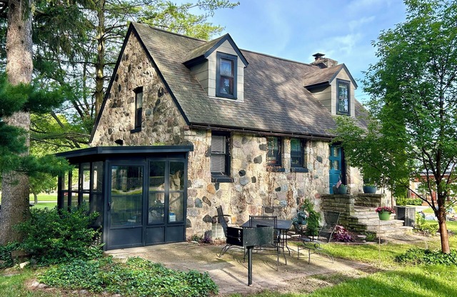 Storybook Cottage: An Adorable Stone Home Nestled Near the River & Bike Path
