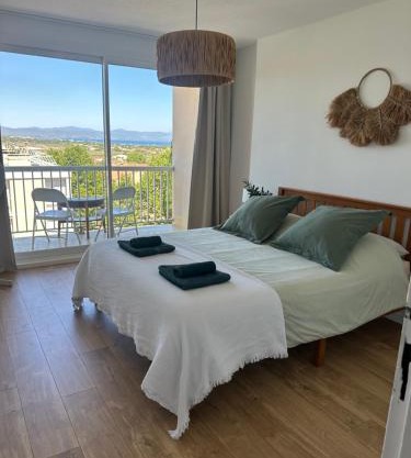 Perle Rare vue Mer et marais salants sur Giens à Hyeres