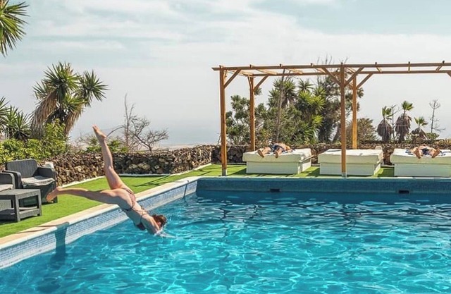Villa Finca Toledo que acepta mascotas con piscina, terraza, jardín, aire acondicionado y Wi-Fi
