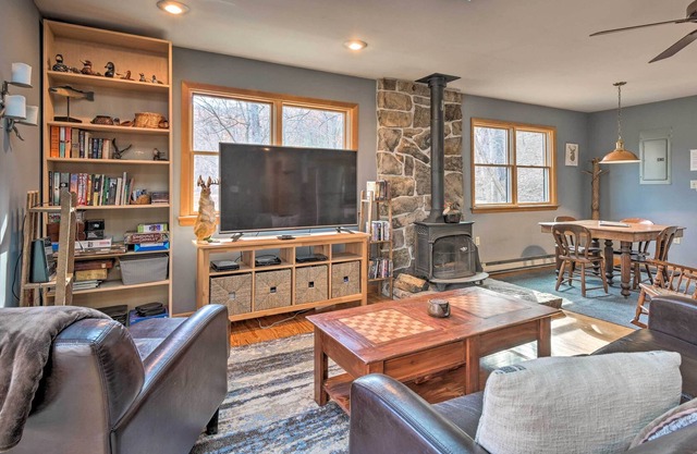 Pet-Friendly Riverfront Cabin with Patio + Yard!