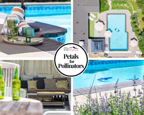 Petals 4 Pollinators Heated Pool Bbq Cabana