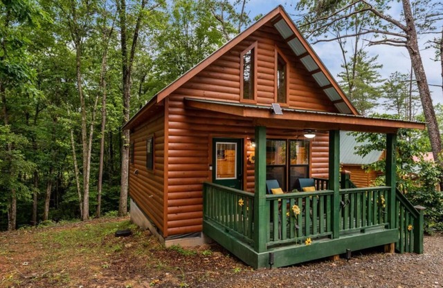 Pets Welcomed at this Colorful Sunflower Cabin!