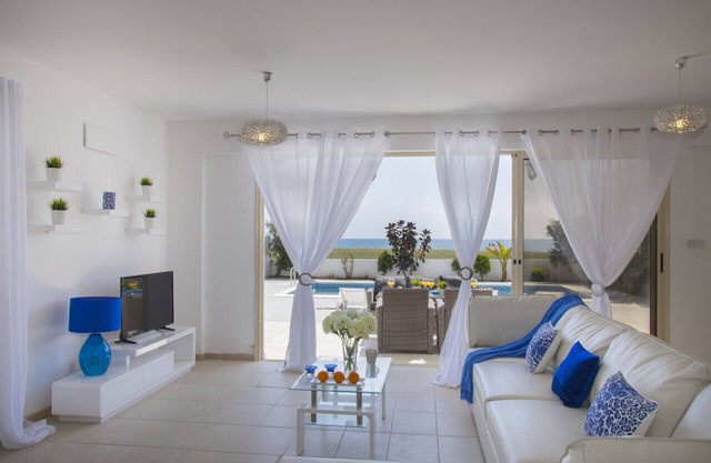 Picture Renting Your 5 Star Beachfront Villa, Larnaca Villa 1395