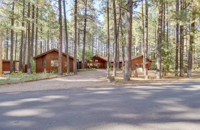Pinetop Cabin w/ 2 Fireplaces & Hot Tub!