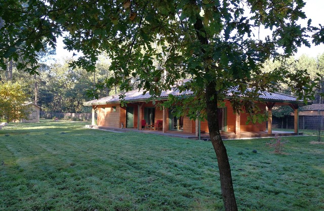 Vacaciones familiares agradables en paz cerca del océano, el lago y el bosque