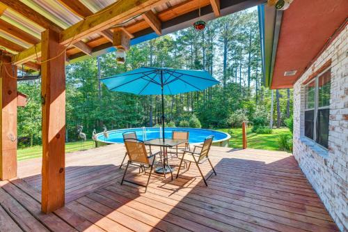 Pool and Deck Pond-View Getaway in Newnan!