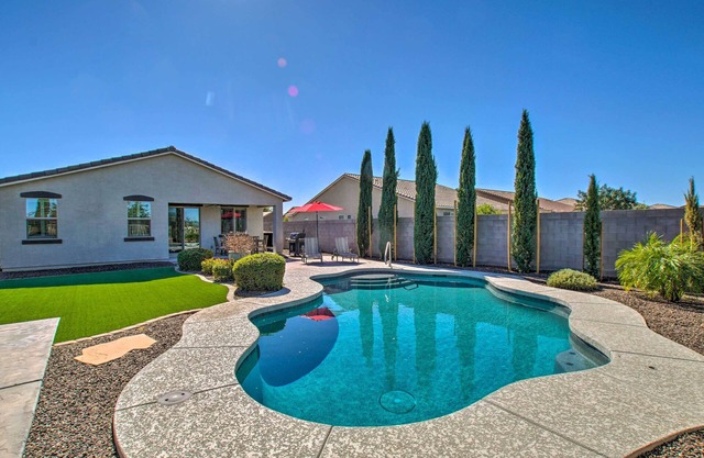 Pool & Covered Patio: San Tan Valley Home