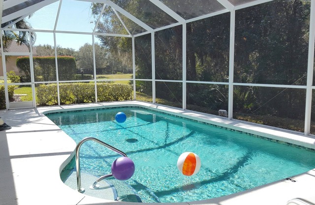 Pool home with 2 car garage