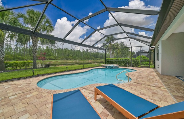 ***Pool Home with lake view at The Preserve at Estero***