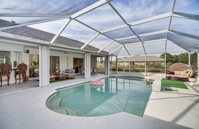 Port St Lucie Canal-Front Home w/ Heated Pool!
