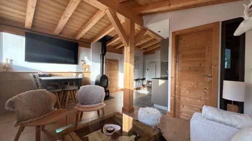 Portes du Soleil T3 "comme un chalet" direct access Morzine Avoriaz