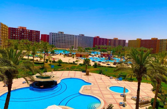 Porto Golf Marina Aqua Park and pools View