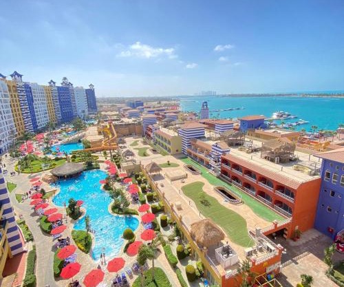 Porto Marina hotel chalet seaview - شاليه فندقي بورتو مارينا مارينا 3 الساحل الشمالي فيو بحر و بحيرة