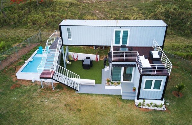 Poza Mar Retreat! Beautiful and peaceful container apartment in Manati PR