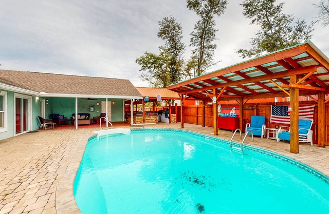 Prime Home with Private Pool, Firepit & Home Office - Dog-Friendly