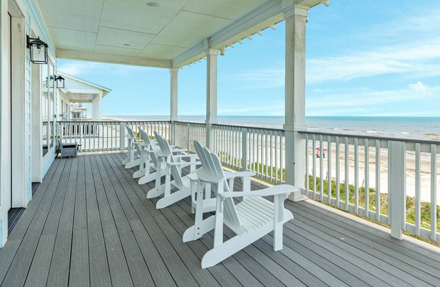 Private Beachfront Home w/ 5 Decks, 3 Suites, Fenced Yard in Beachside Village