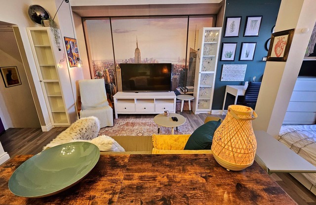 Private&Bright Bachelor Apt on Erie St ideal for Temp Workers and Grad Students