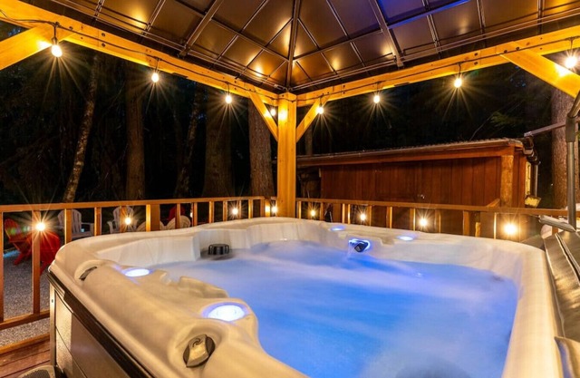 Private Cabin - HOT TUB, A/C, EV charger near Mt Rainier, Ashford WA