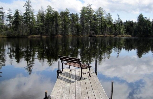 Cottage privado con frente al agua