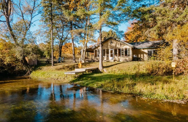 Private fishing, close to skiing and snowmobiling!