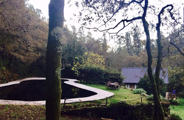 Bosque privado con piscinas naturales