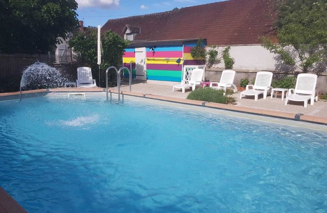 Cottage La Voilerie 4 personas, piscina climatizada entre Beauval y Amboise