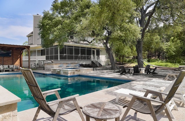 Perfect for Large Groups: Modern Hill Country Estate w/ Pool, Games & Vineyard