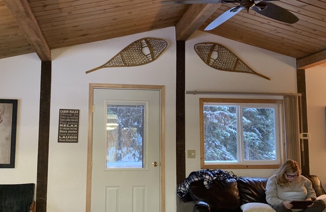 Private lake view cabin. Steps away to Higgins Lake
