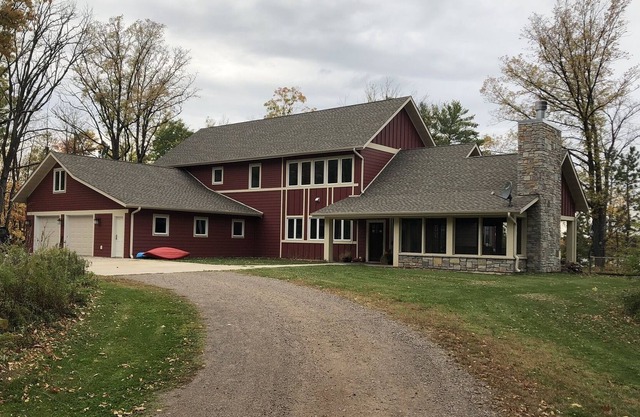 Private, modern 4 BR Lakefront home on 10 acres. 4 Bedroom, 3.5 bath