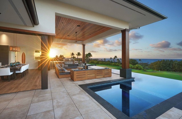 Private Paradise: Ocean-View Kukuiʻula Luxury Home With Pool and Spa