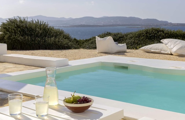 Thea Villas 2, impresionantes vistas panorámicas al mar y al atardecer, piscina privada