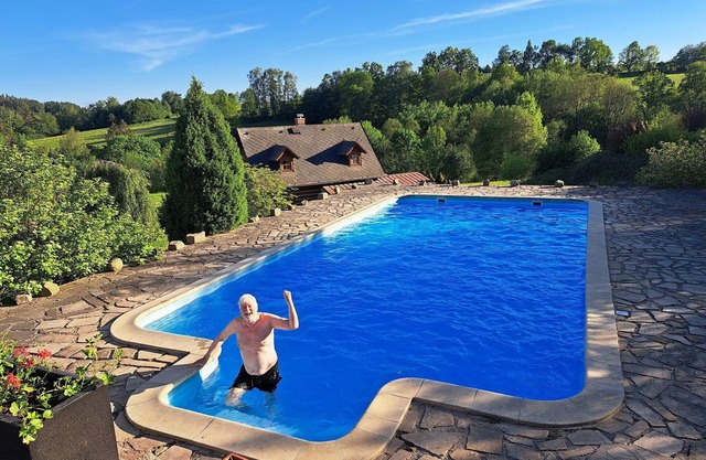 Villa con piscina privada en Stupna